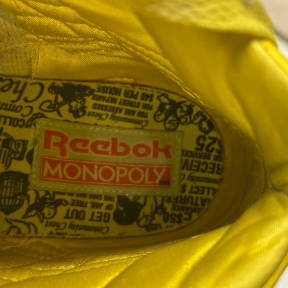 Reebok Monopoly Reverse Jam sneakers size 9 - Picture 7 of 7